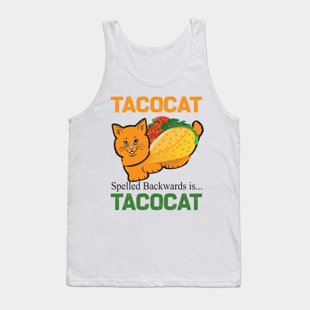 Taco cat tank top on sale